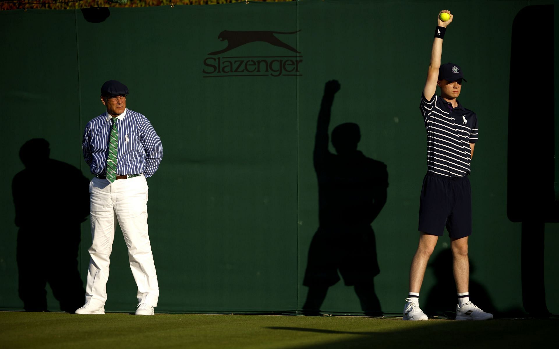 The era of line judges has come to an end at Wimbledon. (Photo: Getty)